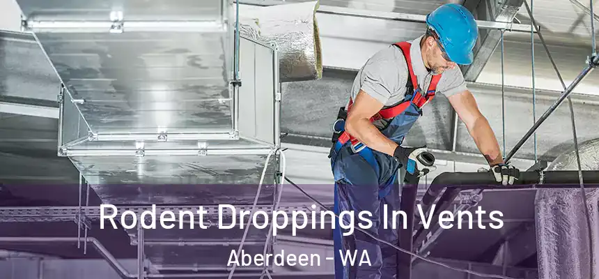  Rodent Droppings In Vents Aberdeen - WA